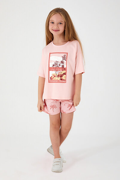 ROLY POLY مجموعة شورتات روليبولي ذا بارادايس تري باللون الوردي للفتيات