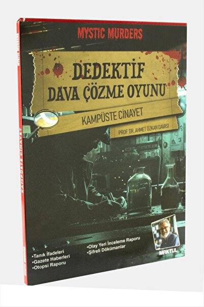 Generic Brand ZENGEMTX Campus Murder Detective Da (174737) لعبة التحقيق - ملونة