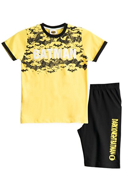 Batman مجموعة برمودا ميموزا للأولاد مرخصة