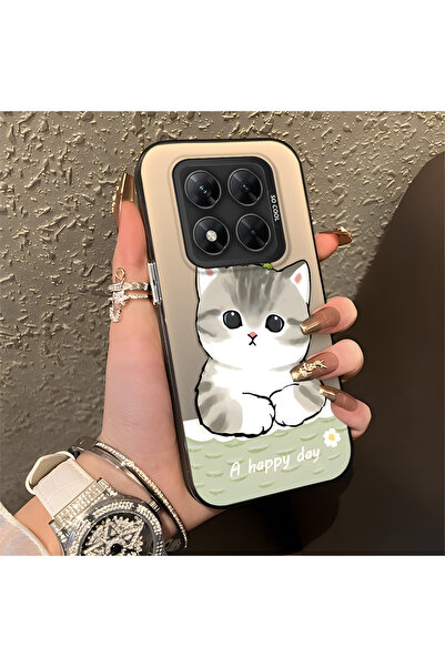 Hontinga حافظة هاتف Poco X7 متوافقة مع حافة السيليكون الصلبة ومضادة للسقوط عل...