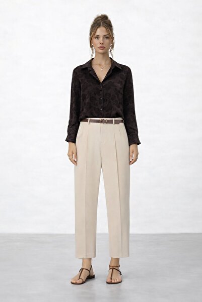 VAGGON Textured Button Long Sleeve Shirt