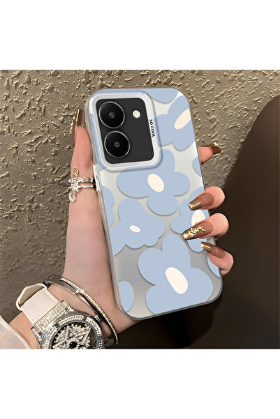 Hontinga حافظة هاتف Vivo Y36 متوافقة مع حافة السيليكون الصلبة ومضادة للسقوط، ...