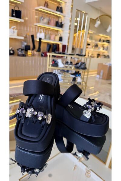 KRISTE BELL Imported Thick Sole Stone Model Slippers 2005-00