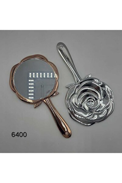 HADEEL GIJAMAI مرايه مكياج مكون من قطعتين محموله با اليد ذات تصمصم مزخرف على ...