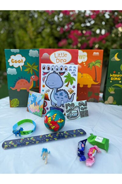 SoCadeauByLyna حقيبة هدايا عيد ميلاد على شكل ديناصور: ممتعة، مليئة بالأشياء، ...