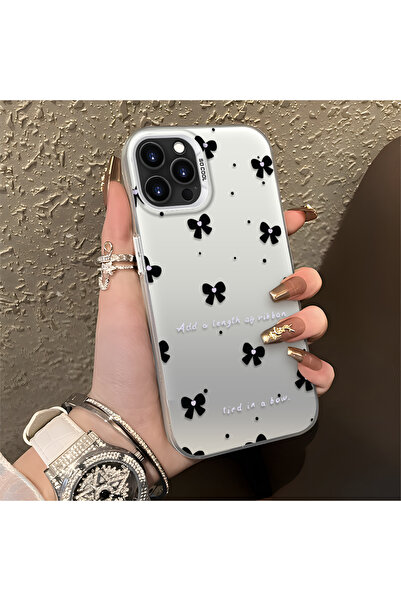 Hontinga iPhone 16 Pro Compatible Silicone Edge Hard Back Anti-Fall Phone Cas...