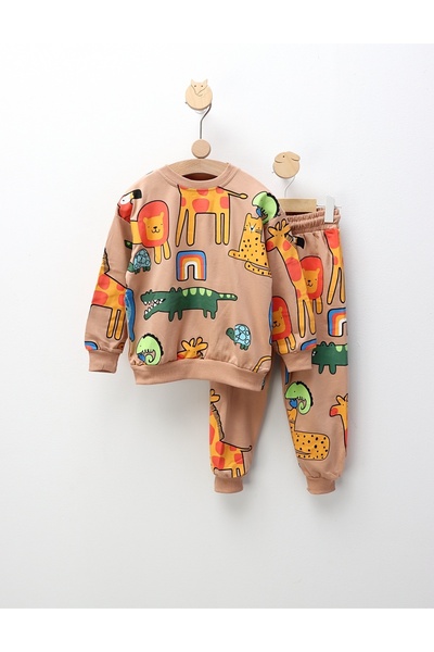 MiniKids Στολή ζώων της ζούγκλας, μπεζ