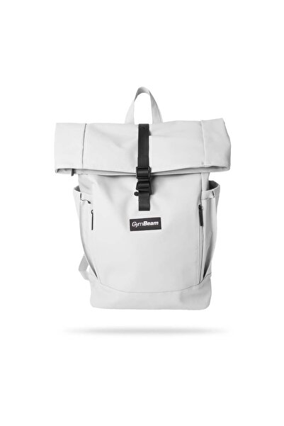 GymBeam Rolltop Backpack White