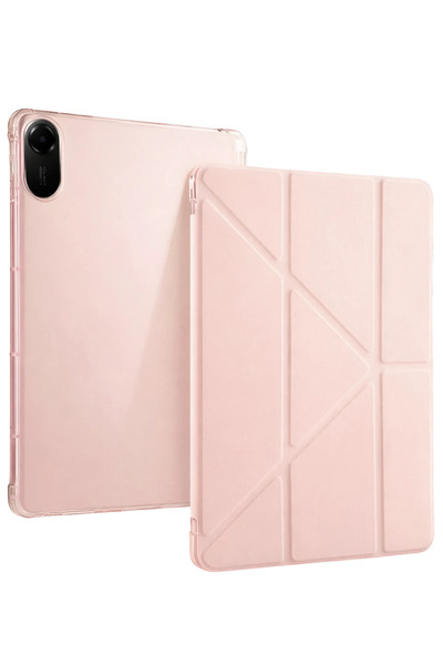 NewFace حافظة تابلت NRZSNT Redmi Pad 2 Mars مع حامل قلم - (190053) ذهبي وردي