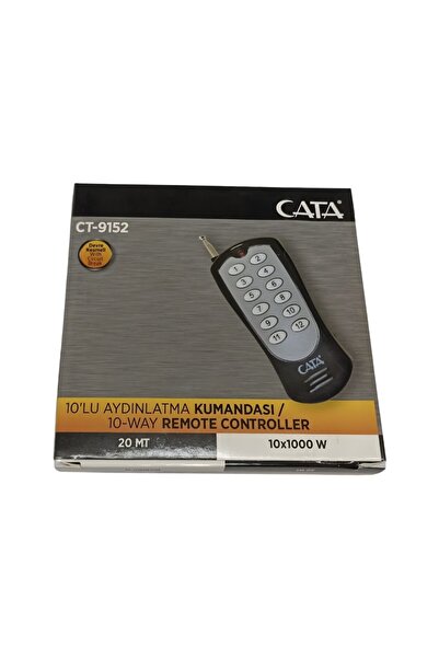 Simra Elektrik Ct 9152 10X500W 10'lu Avize Kumandası,rf Aydınlatma Kumandası