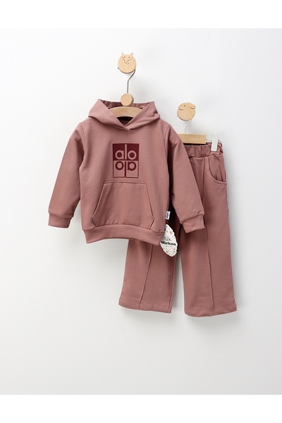 MiniKids Αθλητικά ρούχα για κορίτσια AloAlo, ροζ-πούδρα