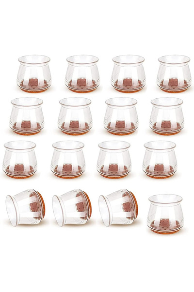 AceMining Set 16 protectii pentru picioarele scaunului Acemining, 2.7 x 3 cm,...