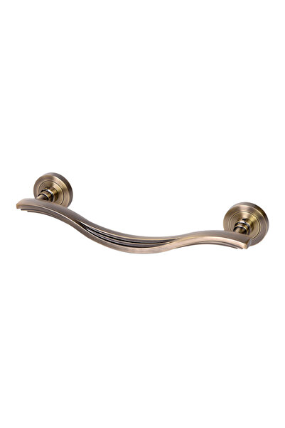 THG Zinc Pull Handle with Metal Rosette