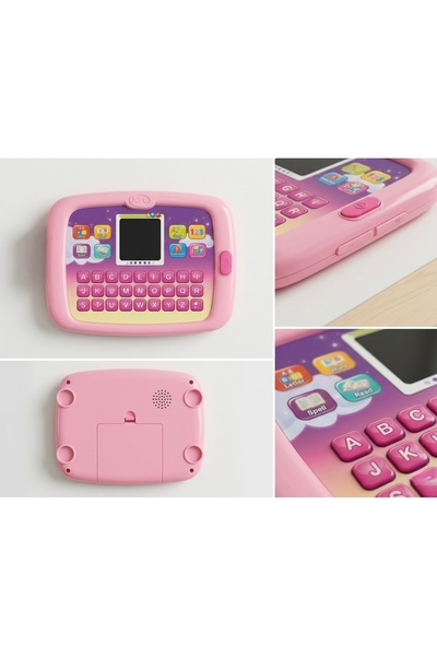 NO BRAND جهاز لوحي تعليمي للأطفال الصغار بألوان متنوعة مع شاشة LED