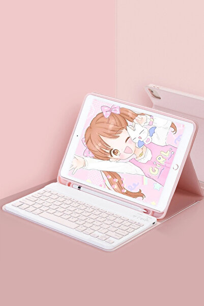 NewFace Nrzsnt iPad 11 (2024) Case Kc01 Smart Klyeli Tablet Case (193705) - Pink