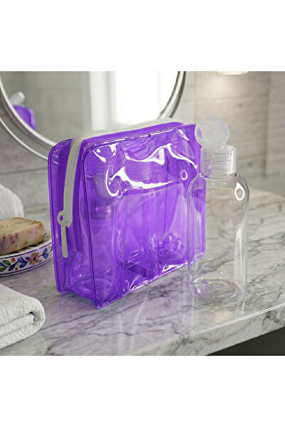 Funny Design ΣΕΤ ΤΑΞΙΔΙΟΥ 150 ML ΧΩΡΗΤΙΚΟΤΗΤΑΣ 3 ΔΙΑΦΑΝΗ ΜΠΟΥΚΑΛΙΑ ΤΣΑΝΤΑ ΜΑΚ...