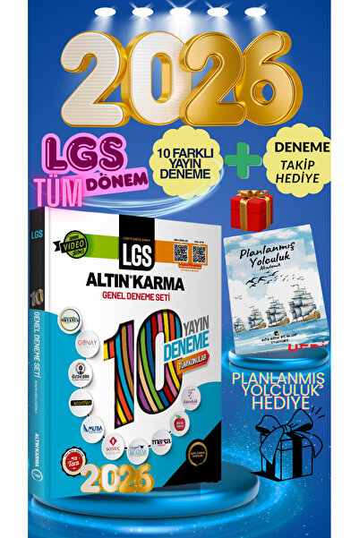 Altın Karma Yayınları 2026 LGS 8. Sınıf Lgs Genel 10 Deneme Seti Yayınları YE...