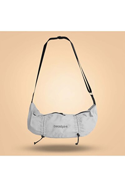 GymBeam Hyper Sling Bag Ivory