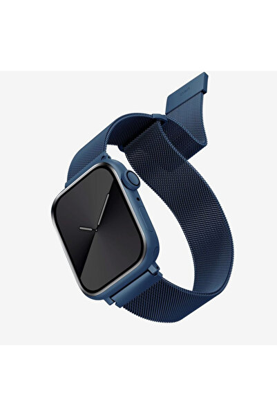 uniq Dante Apple Watch Mesh Steel Strap 45/44/42mm Cobalt Blue