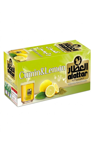 AL Attar شاي الأعشاب بالكمون والليمون من العطار، 20 كيس
