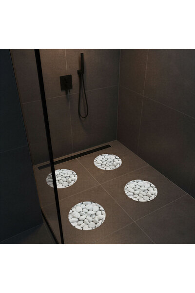 OEM Self-adhesive non-slip - stone - 19 cm - 4 pieces / pack
