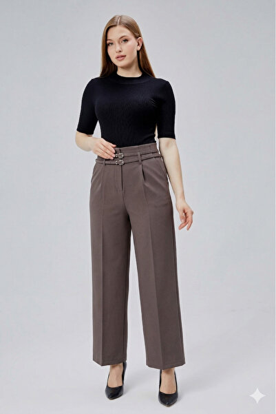 HANIMCA GİYİM Παντελόνι Lycra με ψηλόμεσο και πλαϊνές τσέπες, μοντέλο διπλής ...