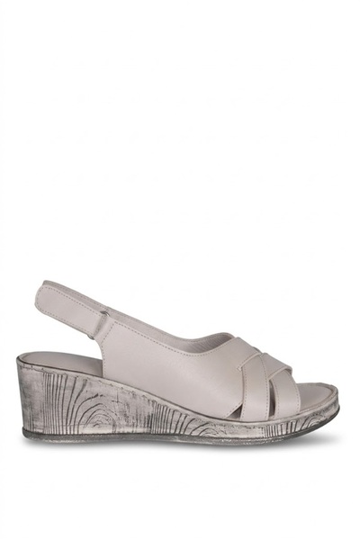 SOLMAZ Sandale de damă Solly Bio Flex 6 din piele naturală de nurcă