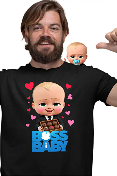 OEM Boss Baby Men's T-Shirt Chocolate Valentines Day