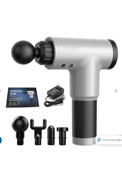 SimpluAcasa Aparat de Masaj Profesional Fascial KH-320, 6 Trepte de Viteză, 4...