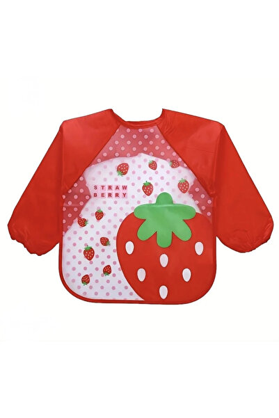 1way Baby Bib with Long Sleeves - Full Protection with a Playful Design