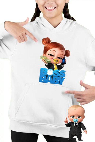 OEM Baby Boss Tina Phone Leader Kids Girls Sweatshirt