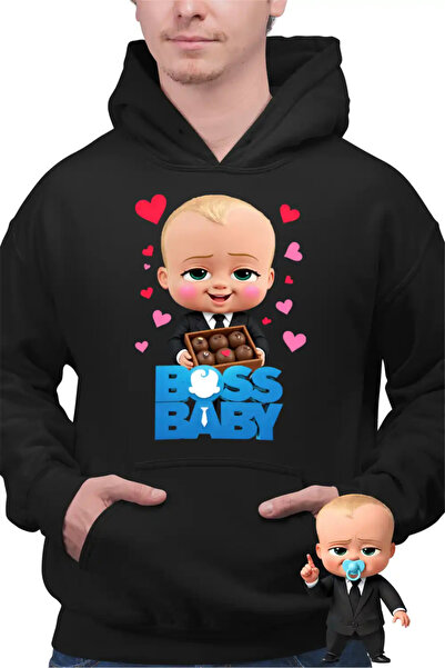 OEM Boss Baby Men's Sweatshirt Chocolate Valentines Day