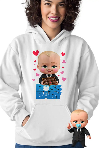 OEM Hanorac Femei Boss Baby Ciocolata Valentines Day