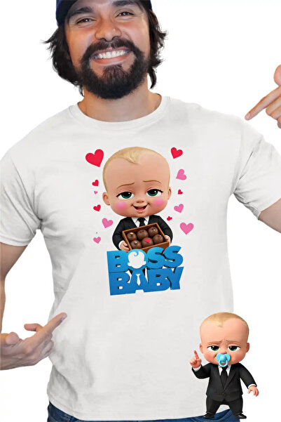 OEM Boss Baby Men's T-Shirt Chocolate Valentines Day