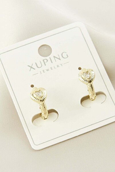 FREEDOM STOREE Xuping Heart Luxury Steel Earrings