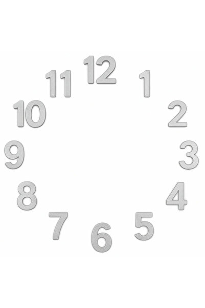 Silvanature Wall Clock Numbers and Digits, Clock Numbers 4.5 cm Adhesive Plex...