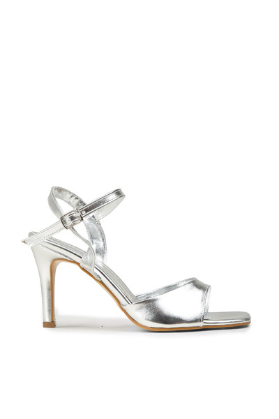 Deery Women's Silver Color Evening Dress Shoes