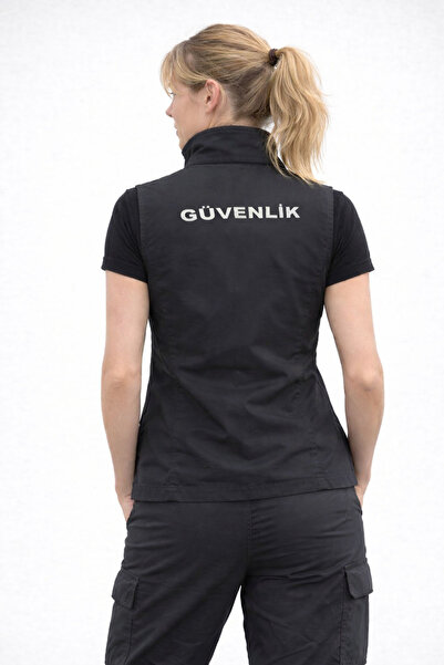 ARTHUR 3 Cepli Kadın Nakış İşlemeli Özel Güvenlik Yeleği – Güvenlik Yazılı, A...