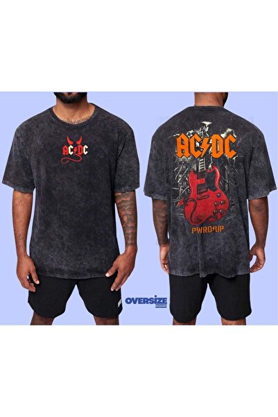 RİSE Tricou oversize lavabil AC DC
