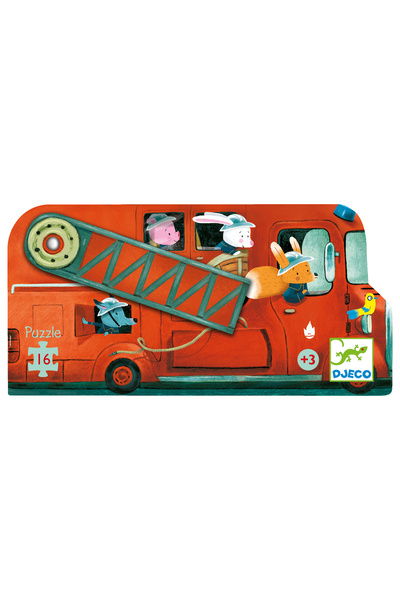 djeco Puzzle – Mașină de pompieri