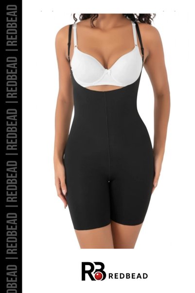 Generic Brand # Corset de lungime întreagă, mărimea 2, pentru reducerea mărimii, fermitate, anti-alunecare, pentru femei, cu bretele, tăiat cu laser