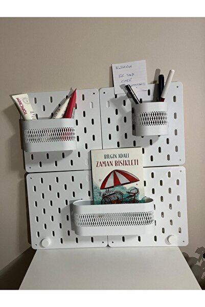 NadarStudio Çok Amaçlı Organizatör Pano Parçası 3'lü Set / Peg Board Parçası ...