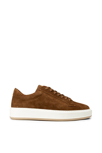Deery Men's Genuine Suede Tan Color Sneaker Shoes