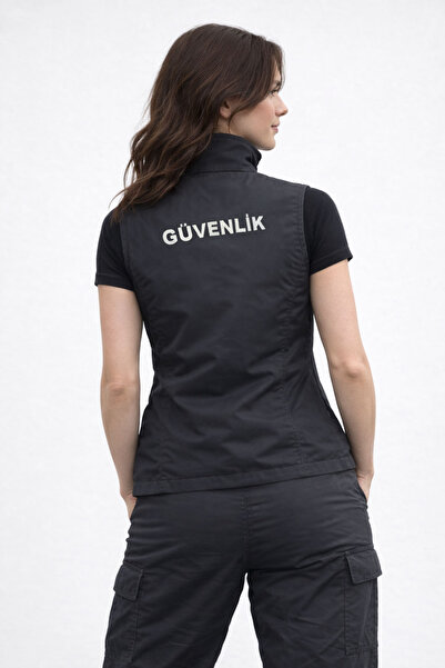 ARTHUR Önden Yazılı Nakış İşlemeli Kadın Özel Güvenlik Yeleği 3 Cepli –Astars...