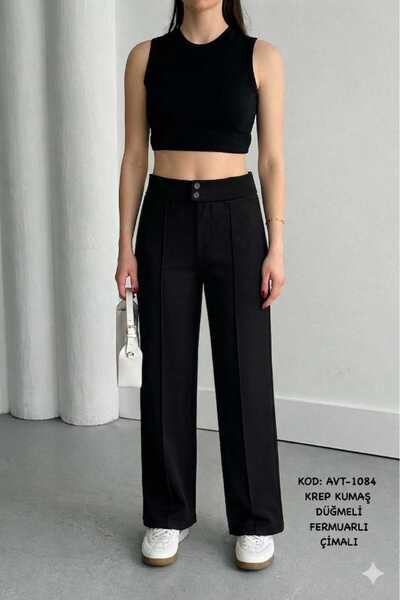 Betülce High Waist Women's Wide Leg Pants