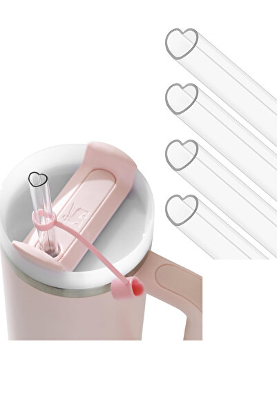 Stanley Tritan Material Replacement Straw Compatible with All Brands and Mode...