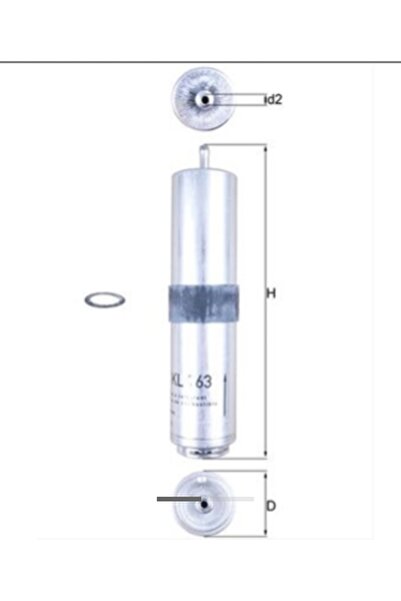MAHLE Filtru combustibil Bmw