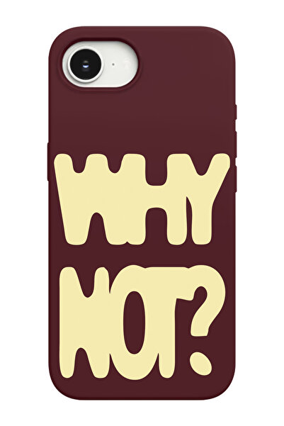 shoptocase iPhone 16E Compatible Why Not? Patterned Interior Microfiber and E...