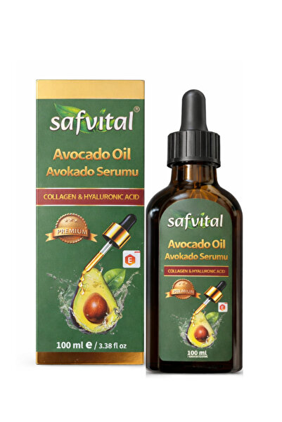 safvital Avocado Oil Serum 100 ml Collagen Hyaluronic Acid Moisturizing Skin ...