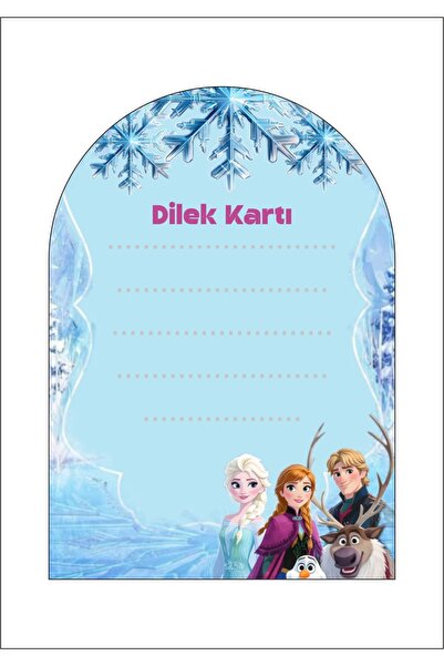Sinek Kupası Tasarım Elsa Frozen čestitka želja 18 kom *debeli papir 8*12 cm